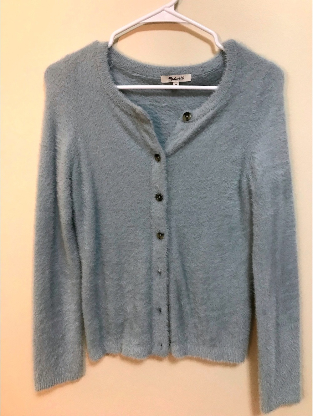 Madewell Hewitt Fuzzy Cardigan XS